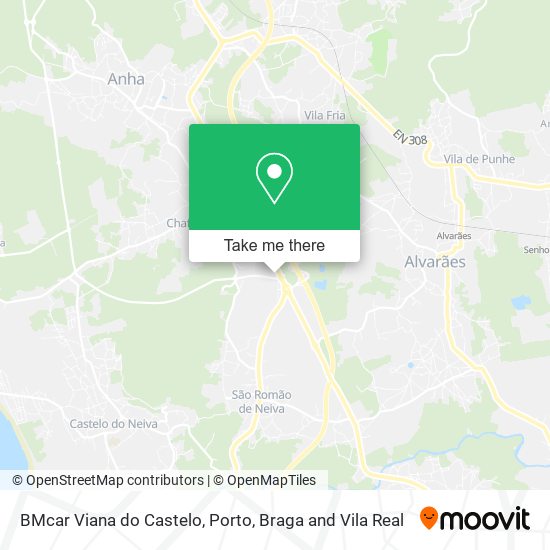 BMcar Viana do Castelo mapa