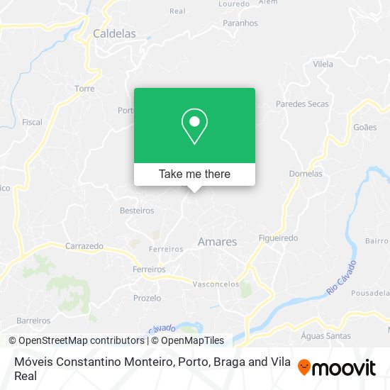 Móveis Constantino Monteiro map