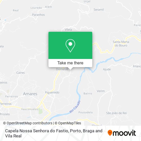 Capela Nossa Senhora do Fastio map