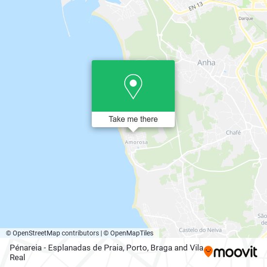 Pénareia - Esplanadas de Praia map