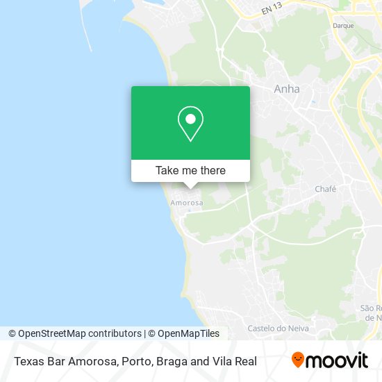 Texas Bar Amorosa mapa