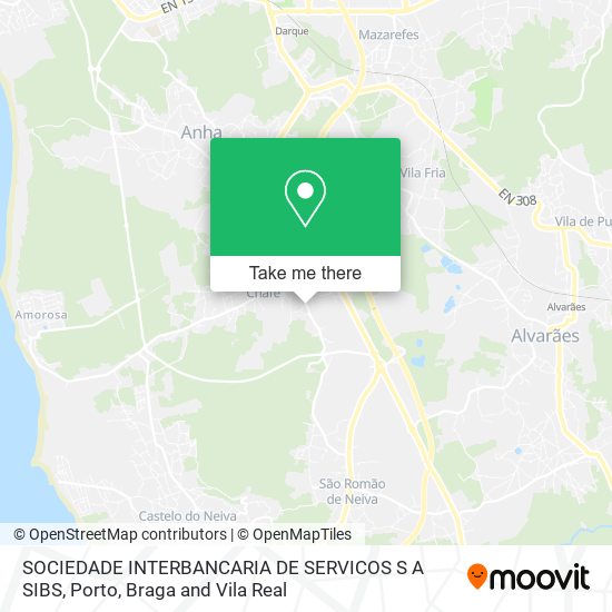 SOCIEDADE INTERBANCARIA DE SERVICOS S A SIBS map