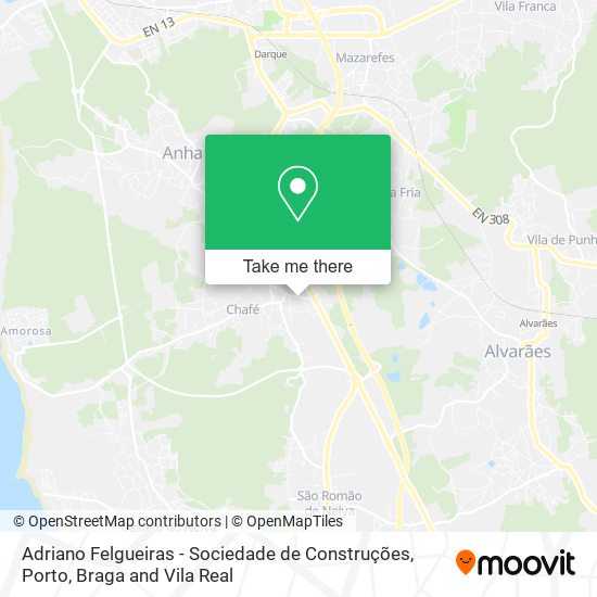 Adriano Felgueiras - Sociedade de Construções map