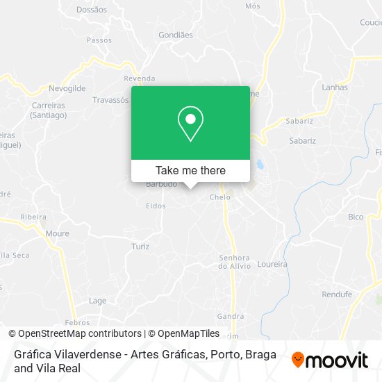 Gráfica Vilaverdense - Artes Gráficas map