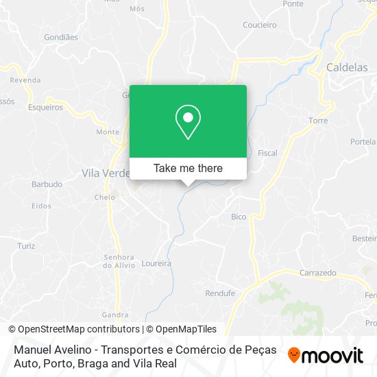 Manuel Avelino - Transportes e Comércio de Peças Auto map