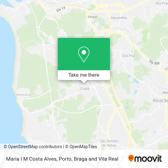 Maria I M Costa Alves map