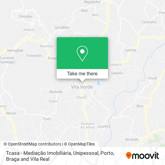 Tcasa - Mediação Imobiliária, Unipessoal mapa