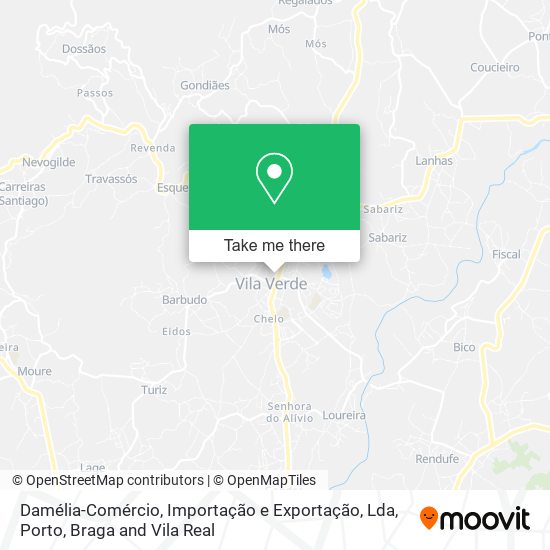 Damélia-Comércio, Importação e Exportação, Lda map