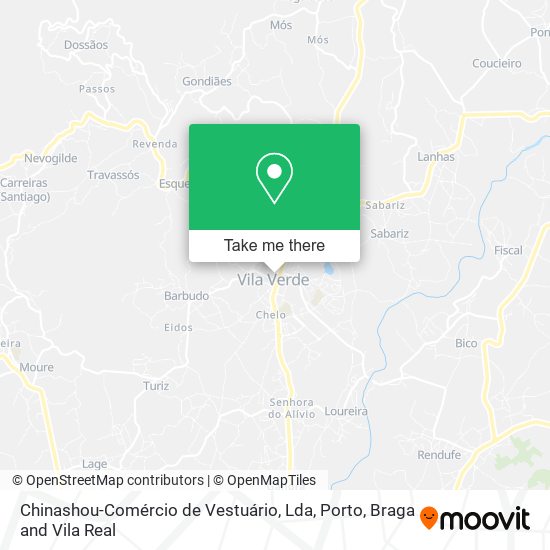 Chinashou-Comércio de Vestuário, Lda map