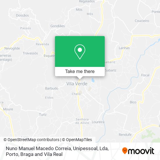 Nuno Manuel Macedo Correia, Unipessoal, Lda map