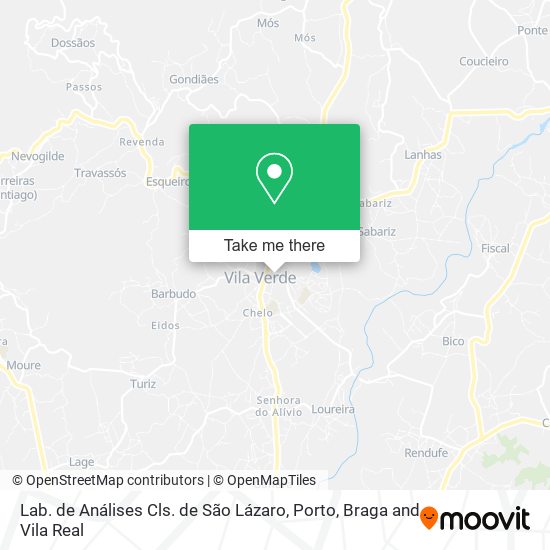 Lab. de Análises Cls. de São Lázaro map