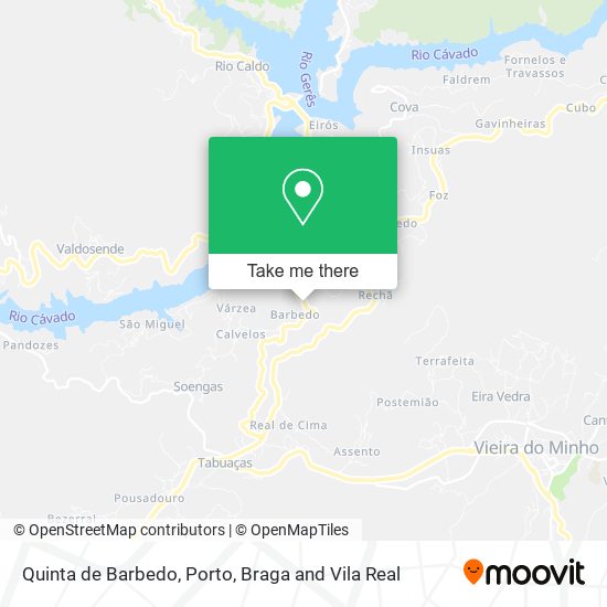 Quinta de Barbedo mapa