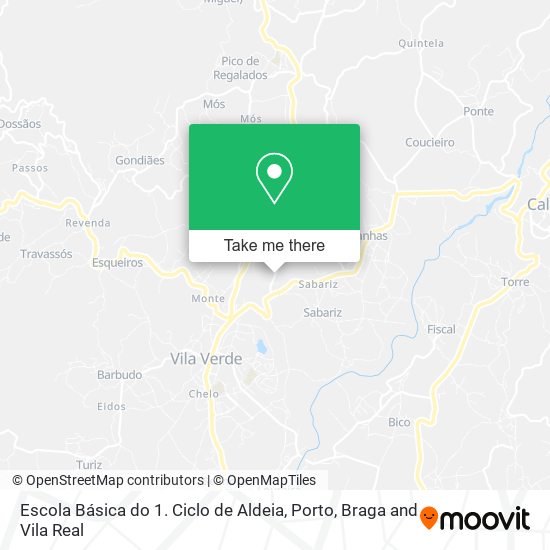 Escola Básica do 1. Ciclo de Aldeia map
