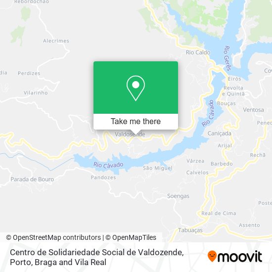 Centro de Solidariedade Social de Valdozende map