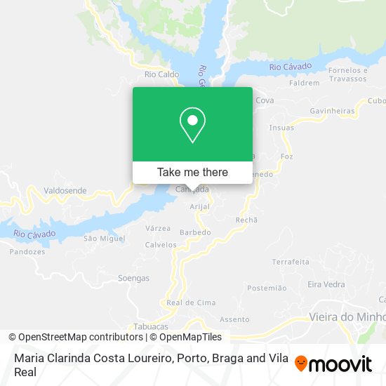 Maria Clarinda Costa Loureiro mapa