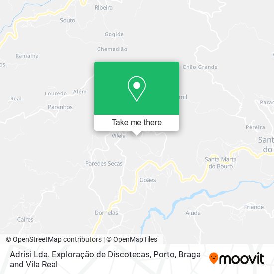 Adrisi Lda. Exploração de Discotecas mapa