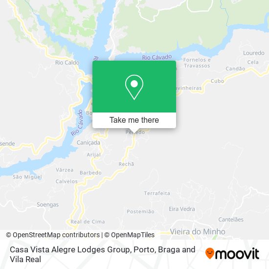 Casa Vista Alegre Lodges Group map