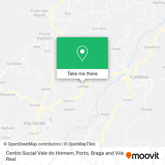Centro Social Vale do Homem map