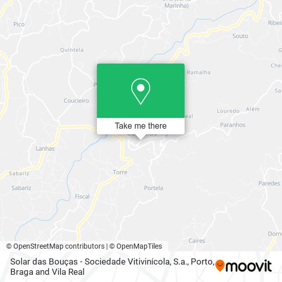 Solar das Bouças - Sociedade Vitivinícola, S.a. mapa