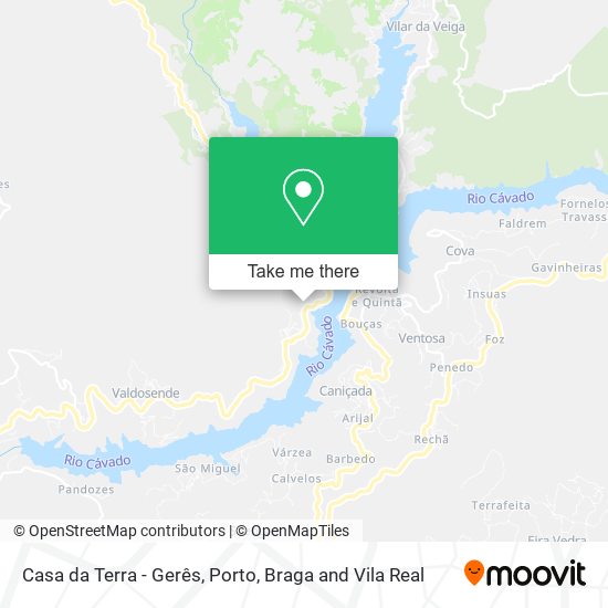 Casa da Terra - Gerês map