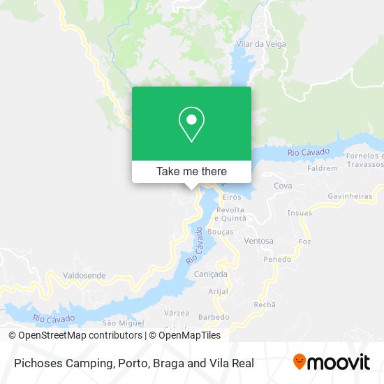 Pichoses Camping mapa