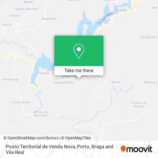 Posto Territorial de Venda Nova map