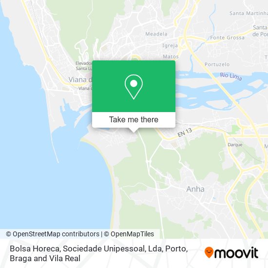 Bolsa Horeca, Sociedade Unipessoal, Lda map