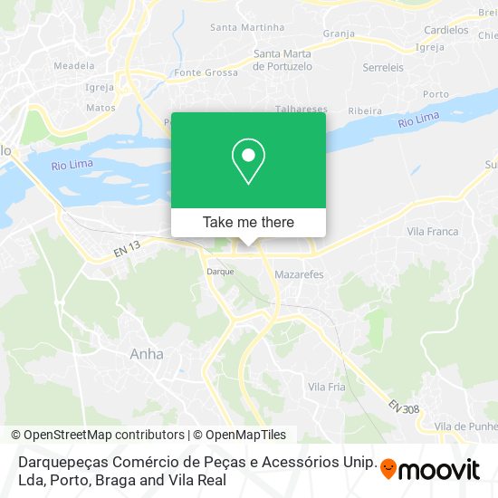 Darquepeças Comércio de Peças e Acessórios Unip. Lda map
