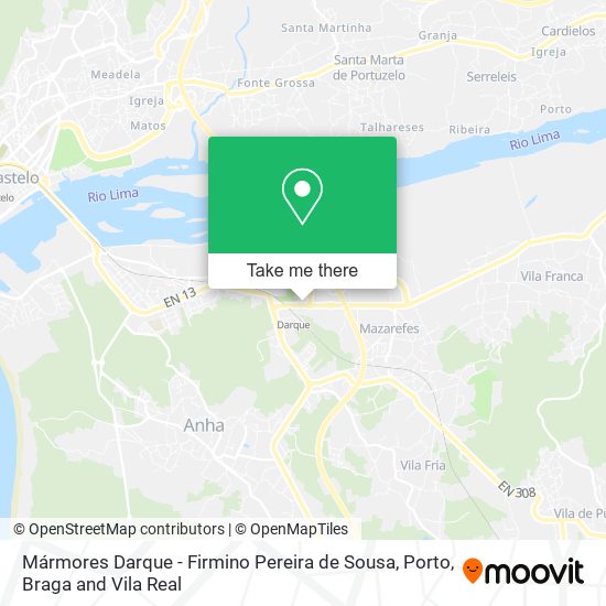 Mármores Darque - Firmino Pereira de Sousa mapa