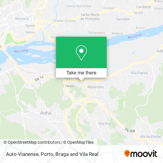 Auto-Vianense mapa