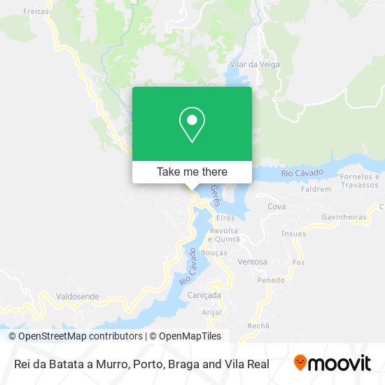 Rei da Batata a Murro map