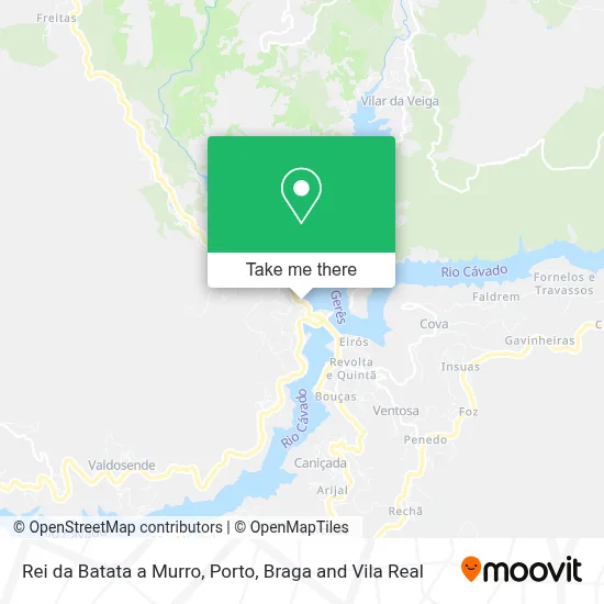 Rei da Batata a Murro map