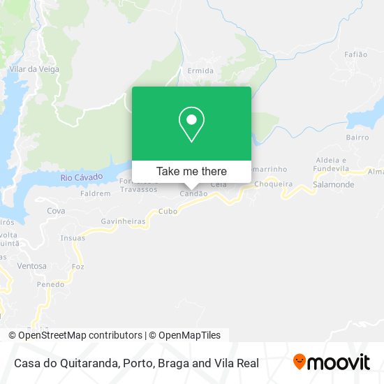 Casa do Quitaranda mapa