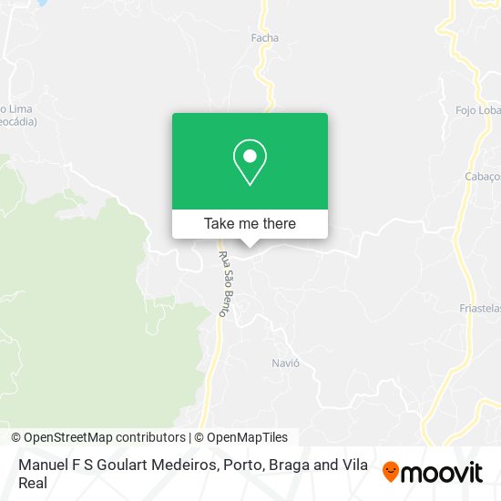 Manuel F S Goulart Medeiros map