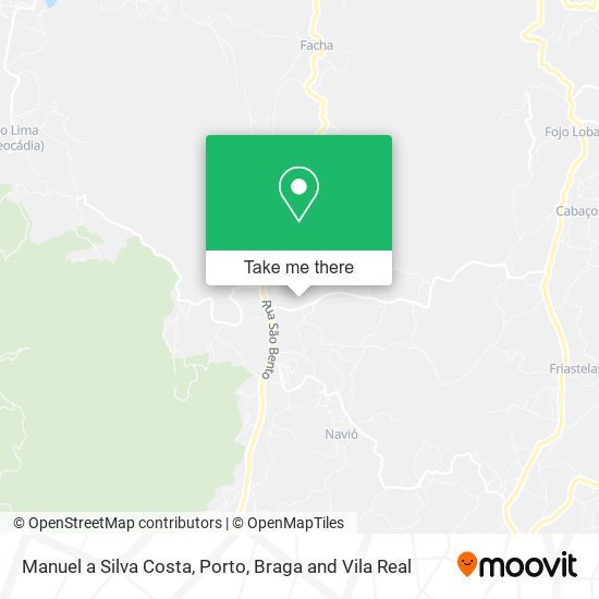 Manuel a Silva Costa mapa