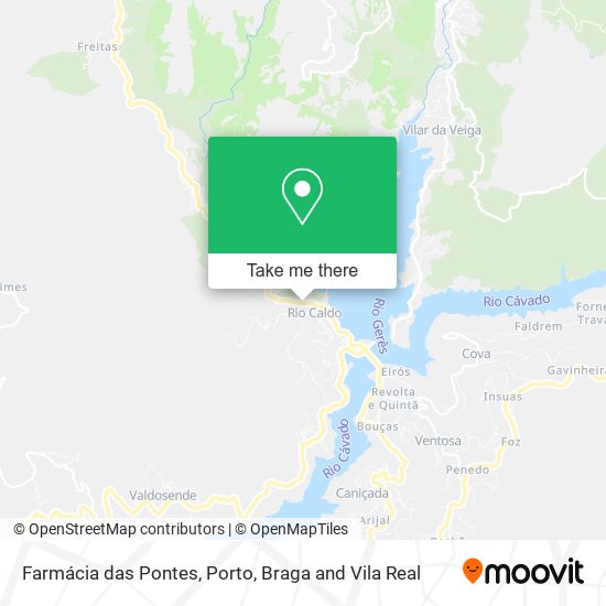 Farmácia das Pontes mapa