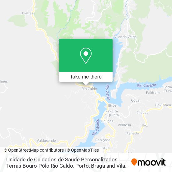 Unidade de Cuidados de Saúde Personalizados Terras Bouro-Pólo Rio Caldo map