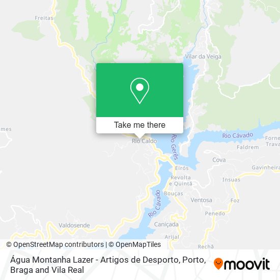 Água Montanha Lazer - Artigos de Desporto map