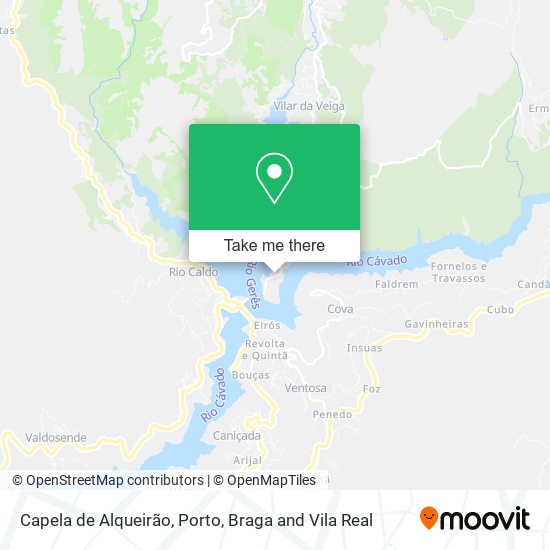 Capela de Alqueirão mapa