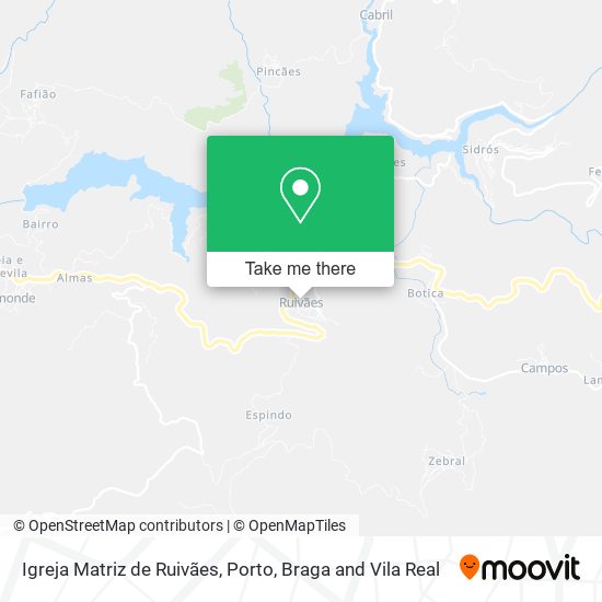 Igreja Matriz de Ruivães map
