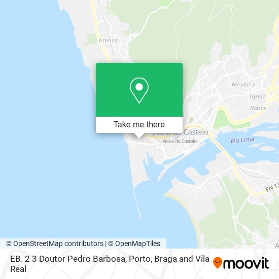 EB. 2 3 Doutor Pedro Barbosa mapa
