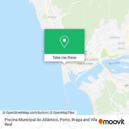 Piscina Municipal do Atlântico map
