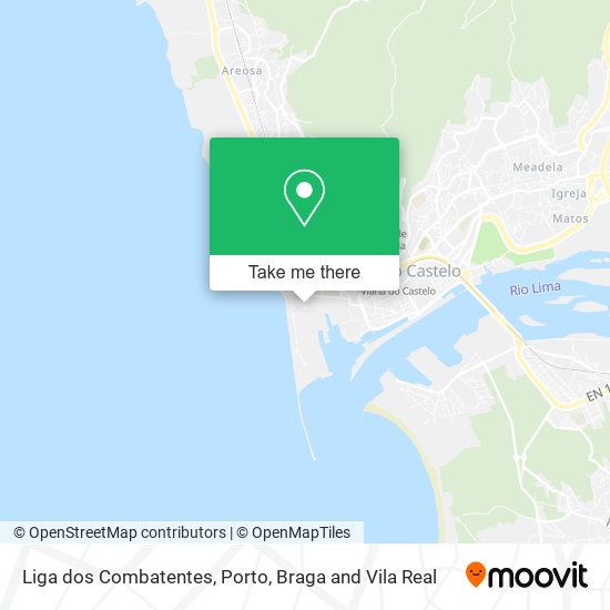 Liga dos Combatentes mapa