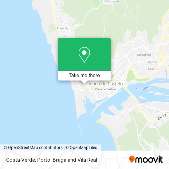 Costa Verde map