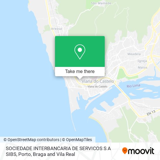 SOCIEDADE INTERBANCARIA DE SERVICOS S A SIBS mapa