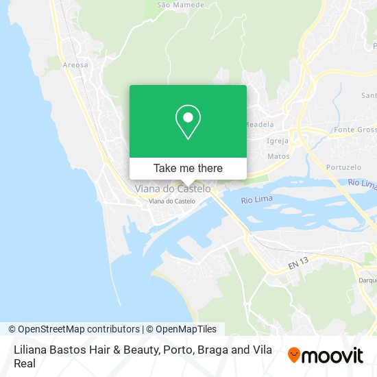 Liliana Bastos Hair & Beauty map