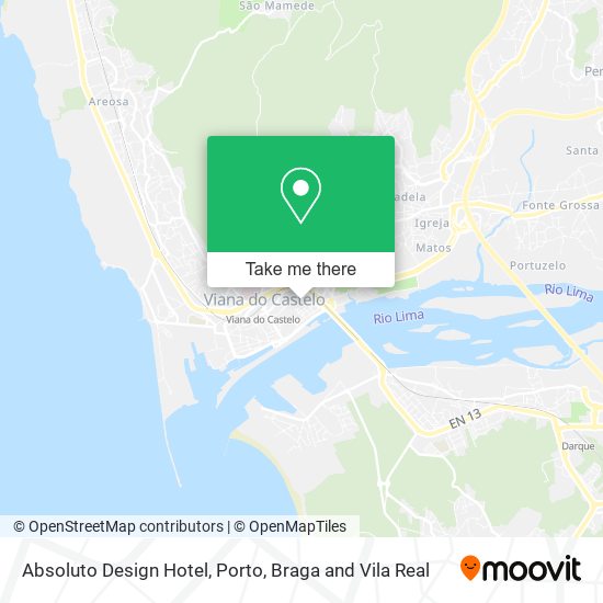 Absoluto Design Hotel map