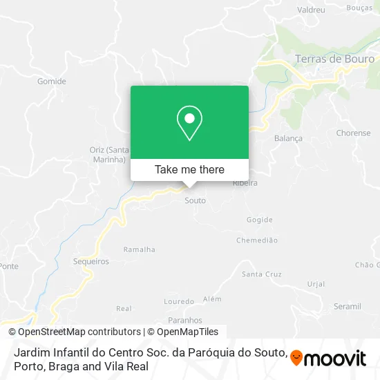 Jardim Infantil do Centro Soc. da Paróquia do Souto map