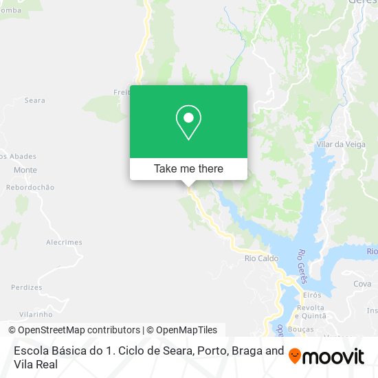 Escola Básica do 1. Ciclo de Seara map