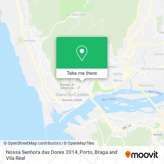 Nossa Senhora das Dores 2014 map